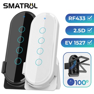 Smatrul รีโมตคอนโทรลไร้สาย 433mhz 4 คีย์ Ev1527