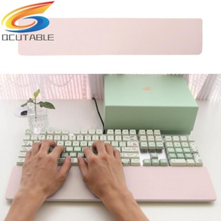 [Qcutable.th] ที่พักข้อมือซิลิโคน กันฝุ่น พิมพ์ง่าย สําหรับคีย์บอร์ด 104 108 98 100 คีย์