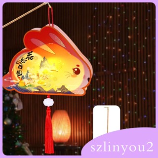 [szlinyou2] โคมไฟ รูปกระต่าย 3D แฮนด์เมด DIY สําหรับตกแต่งบ้าน