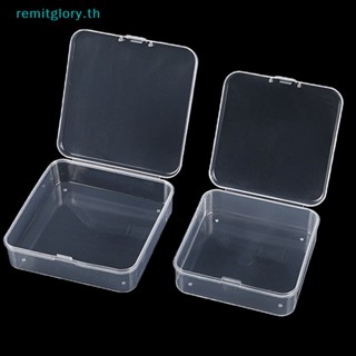 Remitglory กล่องเก็บเครื่องประดับ ต่างหู แหวน สร้อยคอ แบบใส กันฝุ่น ขนาดเล็ก 5 ชิ้น