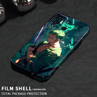 เคสโทรศัพท์มือถือ PC แข็ง ปิดด้านหลัง ลาย One Piece สไตล์เกาหลี สําหรับ Infinix Hot 12 Play Hot 10 Play 11 9 Note 12 Smart 6 TECNO Pova Neo Cool Zoro