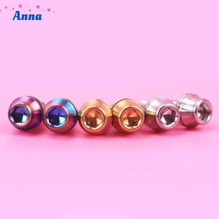 【Anna】Bicycle Screw M5x12mm MTB Bike Bottle Cage Tyre Pump Holder Fixing Fasteners