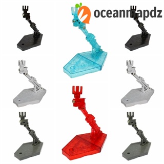 Oceanmapdz ฐานวางฟิกเกอร์ หุ่นยนต์ฟิกเกอร์ พลาสติก ปรับได้ 6 สี รองรับ 1/144 HG RG SD BB