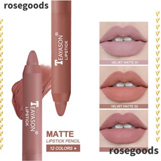 Rosegoods1 ลิปสติก เนื้อแมตต์ กํามะหยี่ สีแดงนู้ด เซ็กซี่ สีน้ําตาล