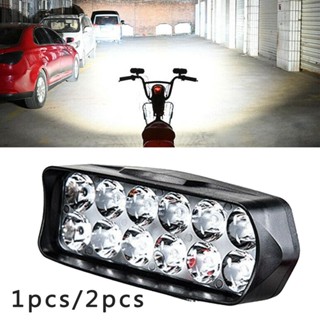 ไฟสปอตไลท์ LED 36W 2400LM 6000K สีขาว สําหรับรถจักรยานยนต์ ATV