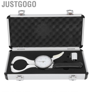 Justgogo Skinfold Body Fat Caliper Easy To Use Monitoring BMI Constant Pressure Fitness for Athlete School