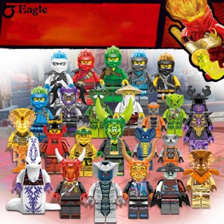 ⭐จัดส่ง 24 ชั่วโมง⭐ของเล่นตัวต่อฟิกเกอร์ Ninjago Marvel Superhero Ninja vs Basilisk 24 ชิ้น