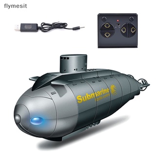 Flymesit เรือดําน้ําบังคับวิทยุไฟฟ้า 2.4G 6CH แนวตั้ง พร้อมรีโมตคอนโทรล ของเล่นสําหรับเด็ก