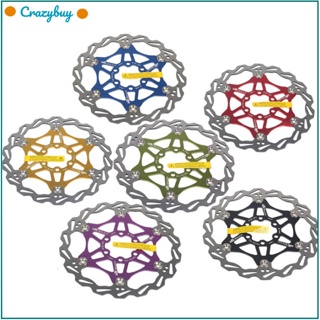Cr ดิสก์เบรกโรเตอร์ สเตนเลส 160 มม. 180 มม. 203 มม. พร้อมสกรู สําหรับจักรยานเสือภูเขา Mtb