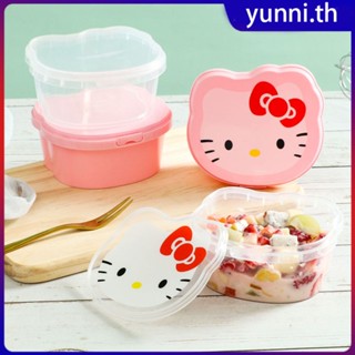 Sanrio Hello Kitty Bento Lunch Box Double Tier Burger Box Bento Lunchbox Table Set School Office Dormitory Food Container Yunni