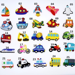 Kids Early Educational Cartoon Vehicle Fridge Magnet Toy Gift Clearance sale