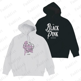 เสื้อแจ็กเก็ตกันหนาว มีฮู้ด ลายศิลปินเกาหลี Blackpink LISA JENNIE ROSE JISOO BORN PINK World Tour สําหรับผู้ชาย และผู้หญิง 2023