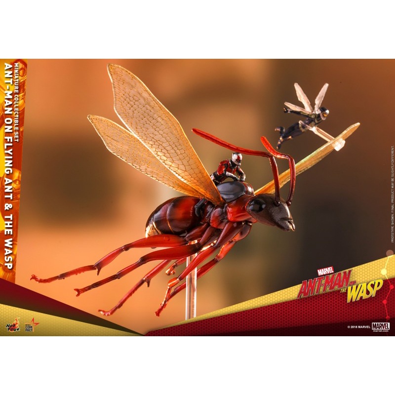 Hottoys HT MMSC004 Ant-Man 2 Ant-Man Lianfei Ant and the Wasp Girl ชุดตุ๊กตามด ขนาดเล็ก