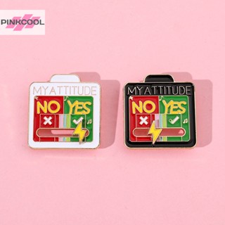 Pinkcool เข็มกลัด ลาย My Social Hat Pin Social Mood สําหรับติดปกเสื้อ