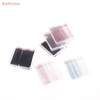 [BaiPester] แปรงเขียนคิ้ว อายไลเนอร์ ปากกา ไนล่อน สีดํา แบบใช้แล้วทิ้ง 50 ชิ้น