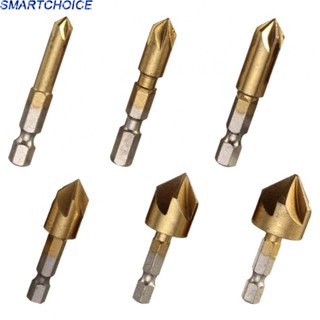 ใหม่ ดอกสว่านเจาะไม้ โลหะ ก้านหกเหลี่ยม 1/4 นิ้ว ใช้ง่าย 6 ขนาด 1 ชิ้น