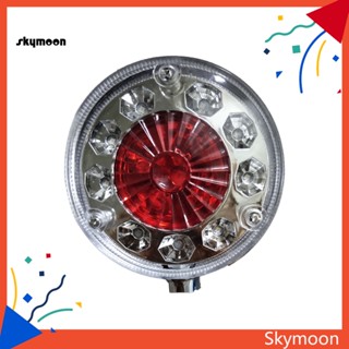 Skym* โคมไฟ LED DC24V สองด้าน สีแดง สีขาว สําหรับติดด้านข้างรถยนต์ รถบรรทุก รถพ่วง