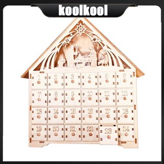 Kool กล่องลูกอม ปฏิทินนับถอยหลัง 24 ลิ้นชัก สําหรับตกแต่งคริสต์มาส