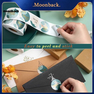 &lt;moonback&gt; สติกเกอร์ ลายตัวอักษร Thank You สําหรับติดตกแต่งห่อของขวัญ