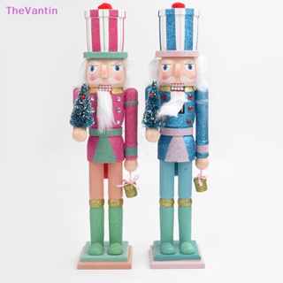 Thevantin ตุ๊กตาทหารแครกเกอร์ 38 ซม. สไตล์วินเทจ สร้างสรรค์ สําหรับตกแต่งบ้าน คริสต์มาส