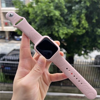 สายนาฬิกาข้อมือแกะสลัก แบบนิ่ม ลายสัตว์ตลก 3D ขนาด apple watch 49 มม.41 มม. 45 มม. 40 มม. 44 มม.38มม.42มม.