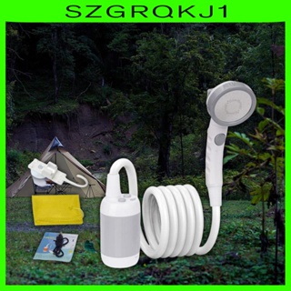 [szgrqkj1] เครื่องปั๊มน้ํา แบบพกพา ชาร์จ USB สําหรับตั้งแคมป์ เดินป่า เดินทาง แบกเป้ อาบน้ํา