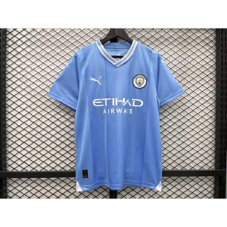 เสื้อกีฬาแขนสั้น ลายทีมชาติฟุตบอล City 23 24 M ชุดเหย้า สําหรับผู้ใหญ่