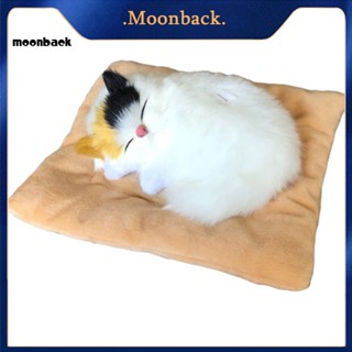 &lt;moonback&gt; ตุ๊กตาแมวนอนหลับในรัง ตุ๊กตาคาร์บอน เสมือนจริง สําหรับตกแต่งรถยนต์