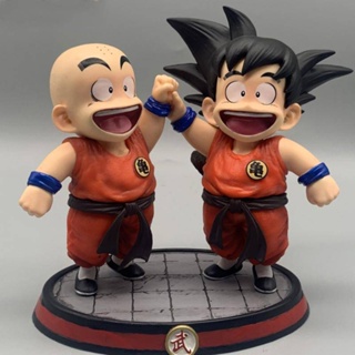 ตุ๊กตาฟิกเกอร์ Pvc อนิเมะดราก้อนบอล Son Goku Krillin Kawaii ขนาด 14 ซม. ของขวัญ ของเล่นสําหรับเด็ก