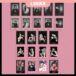 Linxx โปสการ์ดอัลบั้ม 3RD Lomo Card Kpop สีดํา สีชมพู 4 ชิ้น