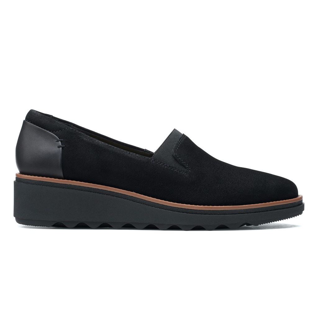 (SALE)CLARKS รองเท้าลำลองผู้หญิง SHARON DOLLY 26155819 สีดำ