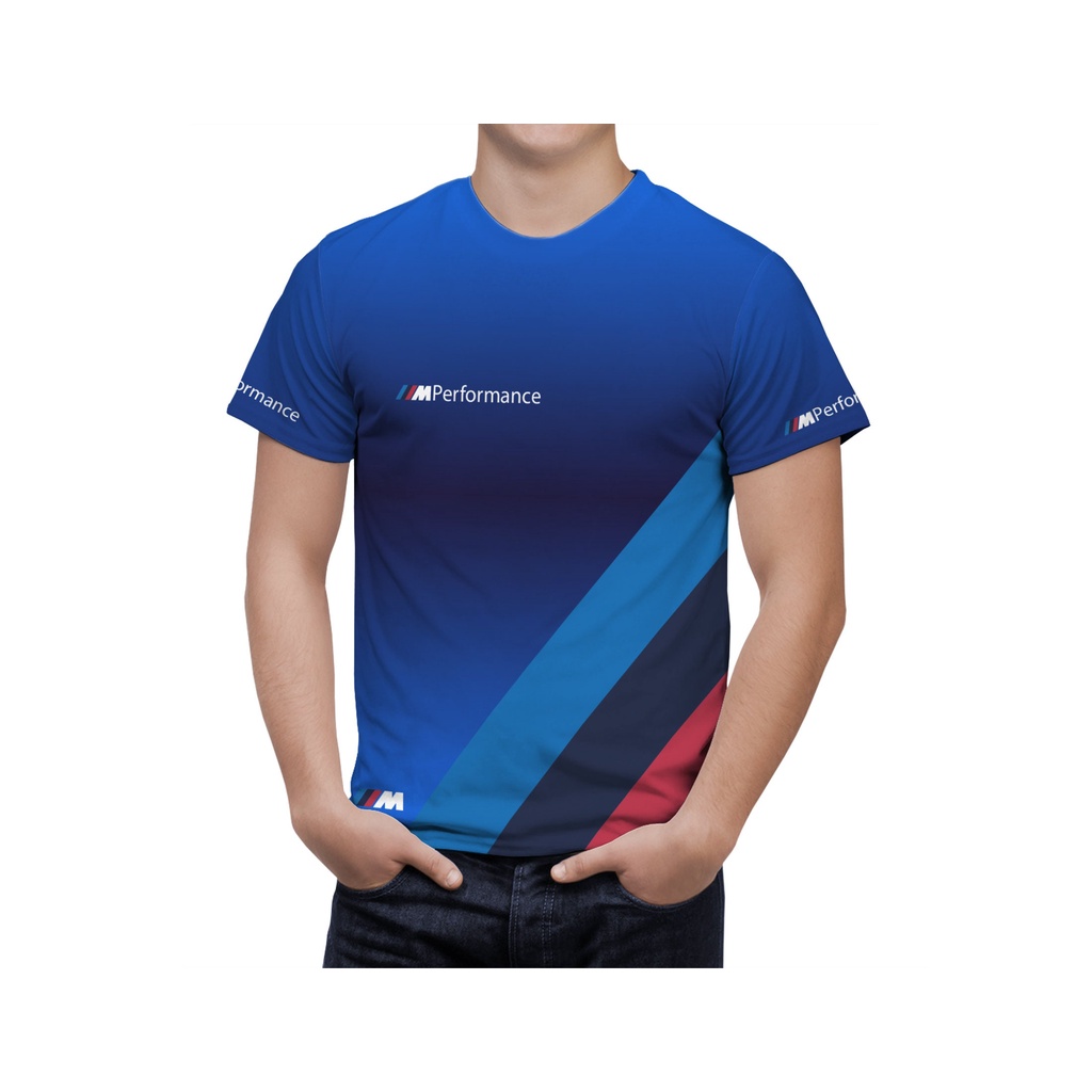 BMW M Power M Performance M4 เสื้อยืดแขนสั้นผู้ชาย