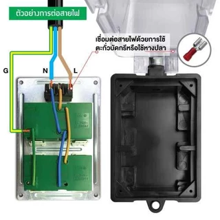 บล็อกยาง 4x4 มีเมนสวิตซ์ ไม่มีสาย NANO 16A 3680W พร้อมเต้ารับ มีม่านนิรภัย บล็อกยาง ปลั๊กพ่วง ปลั๊กสนาม บ็อกยาง ปลั๊ก...