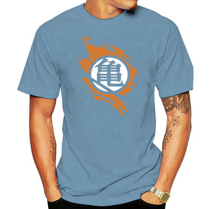 เสื้อยืดแขนสั้นGoku Ripped Kame เสื้อโลโก้ Ultra Instinct DB Super Shirt - Dragonball เสื้อการ์ตูน T เสื้อผู้ชาย Unisex