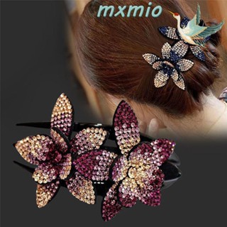 HANDMADE Mxmio กิ๊บติดผมประดับคริสตัลขนาดใหญ่สําหรับผู้หญิง