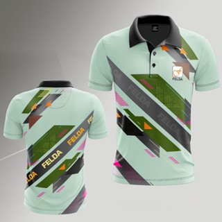 Baju FELDA 5 | เสื้อกีฬาแขนสั้น ลายทีม Sublimation