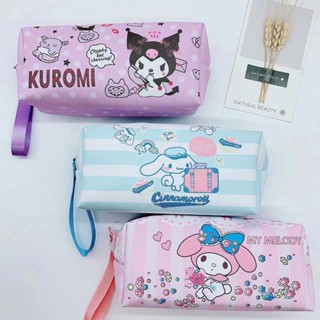 Sanrio กระเป๋าดินสอหนัง ลายการ์ตูน Sanrio Kurumi น่ารัก สไตล์ญี่ปุ่น สําหรับใส่เครื่องเขียน