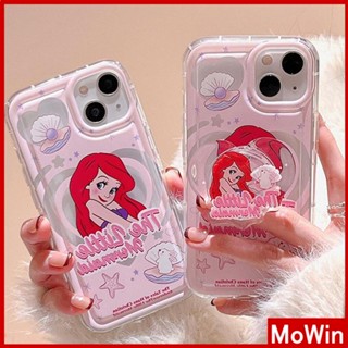 Mowin - เข้ากันได้สำหรับ เคสไอโฟน เคสไอโฟน11 เคส iphone 11 สำหรับ iPhone 14 Pro Max เคสไอโฟนพร้อมขาตั้งกริ๊ปเจ้าหญิงรูปหัวใจที่วางพับถุงลมนิรภัยเคสใสเคสนิ่มเข้ากันได้กับ iPhone 13 Pro max 12 Pro Max 11 xr xs max 7Plus 8Plus