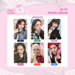 โปสการ์ด IVE 1st Fanclub Clubscard สําหรับเก็บสะสมเซลฟี่การ์ด