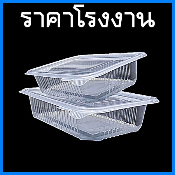 (25ใบ/แพ็ค) กล่องถนอมอาหารฝาพับ กล่องพลาสติกใสพร้อมฝาปิด กล่องใส่อาหาร กล่องอาหารพลาสติกใส กล่องข้าว