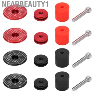 Nearbeauty1 Bike Handlebar End Plugs  High Toughness High Hardness Practical Bicycle Grip Bar End Cap  for Mountain Bikes