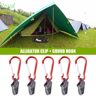 LLOYD Heavy Duty Fixed Plastic Clip Reusable Windproof Clip Tent Clip Snap Hanger 5/10/20pcs Plastic Buckle Camping Awning Clamp Tent Accessories