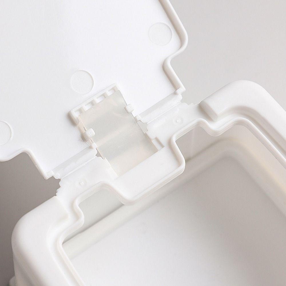 LONTIME Desktop Organizer Multi-Functional Mini Floss คอนเทนเนอร์เครื่องเขียนฝาครอบไม้จิ้มฟัน