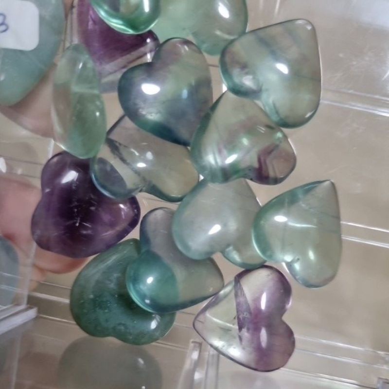 [Kyzen Living] หัวใจฟลูออไรต์ขนาดเล็ก