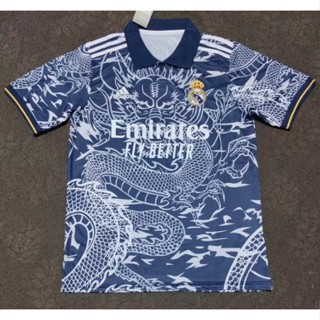 เสื้อกีฬาแขนสั้น ลายทีมฟุตบอล Real Madrid 2324 ไซซ์ S - XXL AAA