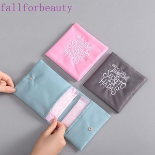 fallforbeauty กระเป๋าใส่ผ้าอนามัย แบบพับได้ ขนาดเล็ก