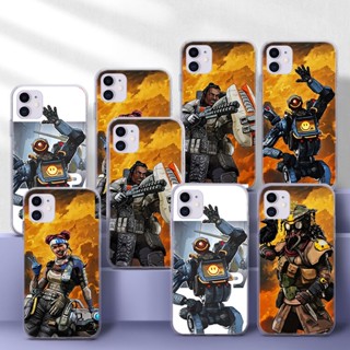 เคสโทรศัพท์มือถือแบบนิ่ม TPU ใส ลายศิลปะ apex legends 55d สําหรับ Samsung S10 S10E S20 Fe Lite S20 Ultra S21 Plus