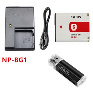 เครื่องอ่านการ์ดแบตเตอรี่กล้อง สําหรับ Sony DSC-W100 W110 W120 W200 W300 NP-BG1