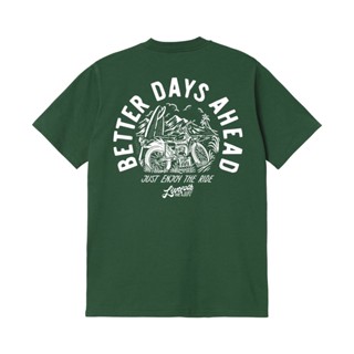 เสื้อยืดผ้าฝ้ายพิมพ์ลายLivefolk - Better Green T-Shirt