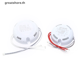 Greatshore อะแดปเตอร์พาวเวอร์ซัพพลายไดรเวอร์ led สําหรับหลอดไฟ led ทรงกลม TH